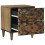 VidaXL vidaXL Bedside Cabinet Brown 40 x 33.5 x 46 cm Solid Mango Wood 2