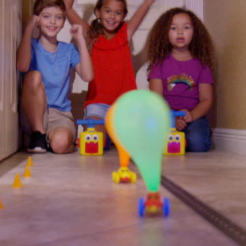 Balloon Powered Launch Car, Balloon Air Powered Vehicle Set 2