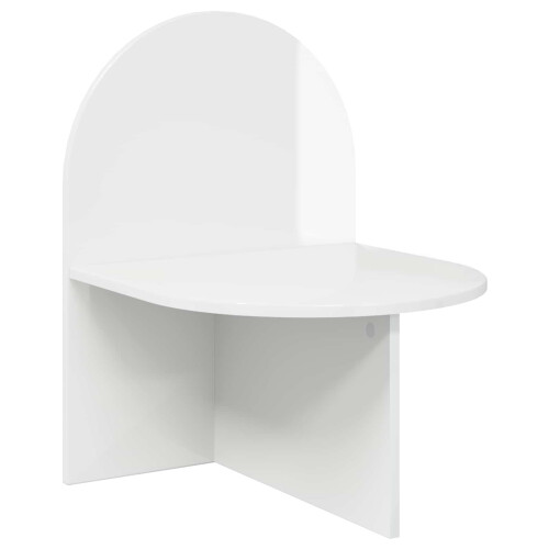 VidaXL vidaXL Bedside Table 2 pcs High Gloss White 48 x 49 x 65 cm 2