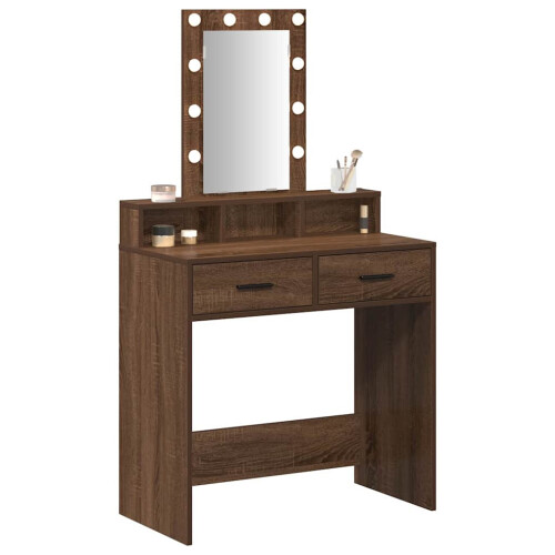 VidaXL vidaXL Dressing Table Brown 79 x 41 x 140 cm Engineered wood 2