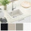 VidaXL vidaXL Sink White 470 x 440 mm Granite 4
