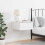 VidaXL vidaXL Bedside Table White 37 x 35 x 18.5 cm Solid pine wood 3