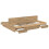 VidaXL vidaXL Storage Bed Frame Artisan Oak 150 x 200 cm Engineered Wood 2