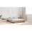 VidaXL vidaXL Storage Bed Frame Artisan Oak 150 x 200 cm Engineered Wood 4