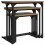 VidaXL vidaXL Nesting Coffee Table 3 pcs Artisan oak Engineered wood 5