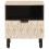 VidaXL vidaXL Bedside Cabinet 2 pcs White 40 x 33 x 46 cm Solid Mango Wood 4