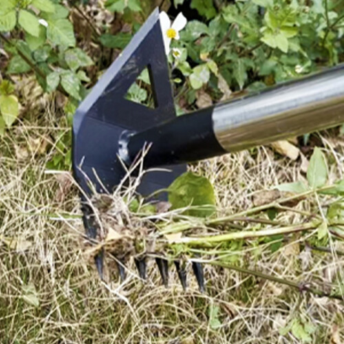 (Pointed 2 Section) Dual Head Garden Hoe & Rake Tool 2