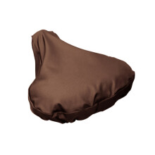 2-pack waterproof saddle cover with drawstring / Rain cover for bicycle saddle Brown