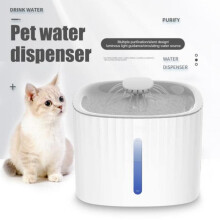 (Matches the image, A) 3L Automatic Pet Water Fountain Quiet Dog Water Dispenser with LED Light and Water Level Window Pet Drinking Bowl for Dogs Cats