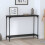 VidaXL vidaXL Console Table Black oak 101 x 30.5 x 75 cm Engineered wood 1