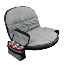 Comfortable Riding Lawn Mower Seat Cover Padded Comfort-Grey