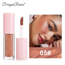 (04-1Pcs) 1/3Pc Mini Matte Liquid Blush 8Color Velvet Blusher Orange Peach Face Rouge Lasting Beauty Natural Cheek Tint Cream Blush Makeup