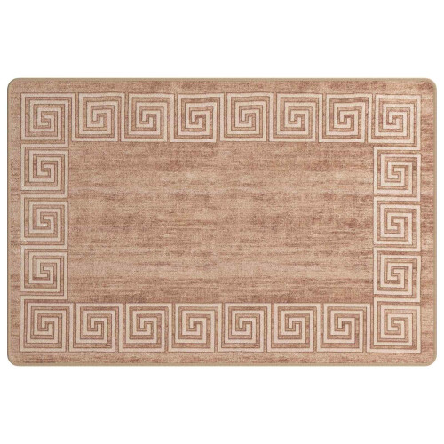 VidaXL vidaXL Rug Runner MARSA White 100 x 150 cm Polyester and PVC 1
