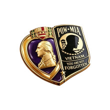 Vietnam Oorlog Veteranen Honours Badge Messing Legering Revers