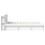 VidaXL vidaXL Bed Frame with Storage White 90 x 190 cm Engineered Wood 5