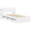 VidaXL vidaXL Bed Frame with Storage White 90 x 190 cm Engineered Wood 3