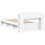 VidaXL vidaXL Bed Frame with Storage White 90 x 190 cm Engineered Wood 4