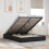 VidaXL vidaXL Ottoman Bed Frame Black Queen Size Velvet 1