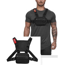 Borsa a tracolla, borsa sportiva multifunzionale per orsi, borsa da alpinismo, borsa per cellulare, borsa sportiva (nera)