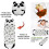 Sacco a pelo Ohlala con cuscino comodo e morbido per bambini 135*50 cm - Panda 4