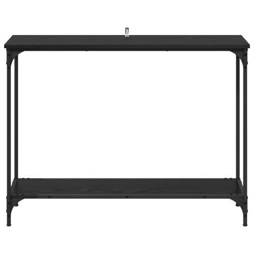 VidaXL vidaXL Console Table Black oak 101 x 30.5 x 75 cm Engineered wood 1
