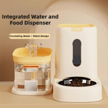 (Matches the image) Mute Pump Cat Drinking Fountain Anti-Dry Burning Large Capacity Pet Water Fountain Removable Pet Water Feeder for Dogs Cats