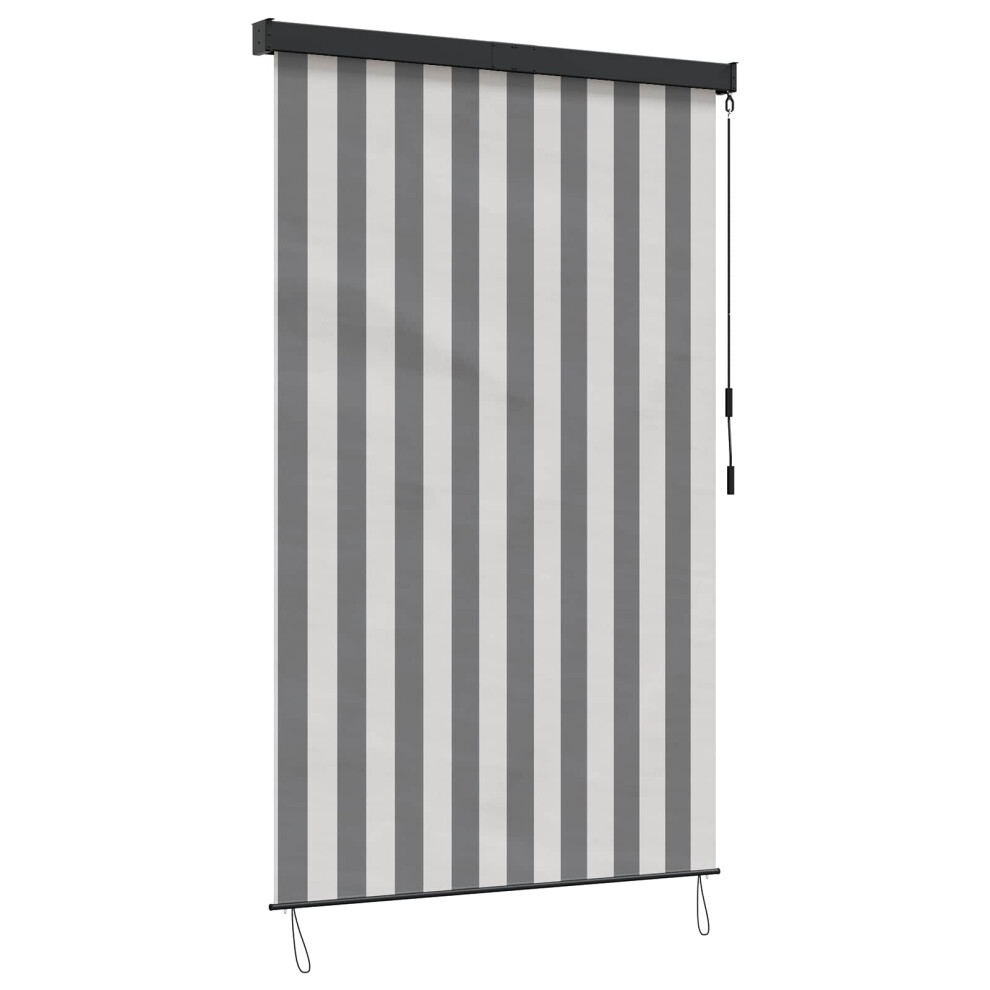 Vidaxl Roller Blind Anthracite And White 120 X 250 Cm