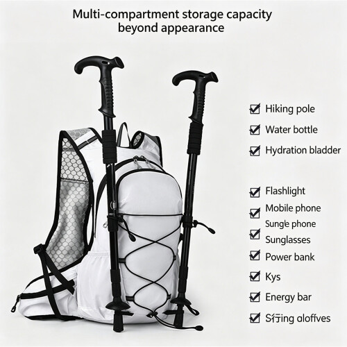 Multipurpose Nylon Polyester Trekking Bag For Men-Light green 1
