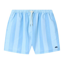 (XL, Light Blue) Ellesse Mens Staziona Vertical Stripe Swim Shorts