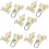 Curtain Rail Glider - YYV - Curtain Roller - 10 Pcs - Plastic - 10mm Diameter 1