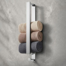 Towel rack - LARGEIGHT - 304 Stainless Steel - Self-Adhesive - 40CM - Silver