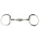 (5in, Silver) Korsteel Stainless Steel Oval Link Eggbutt Snaffle Bit 1