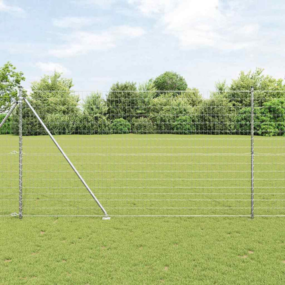 Vidaxl Welded Wire Fence With Spikes 10 X 1.6 M (W X H)
