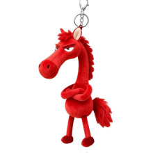(Red) 2026 Mascots Horse Keychain Charm Unique Auspicious New Year Present for Car Keys Bags