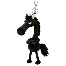 (Black) 2026 Mascots Horse Keychain Charm Unique Auspicious New Year Present for Car Keys Bags