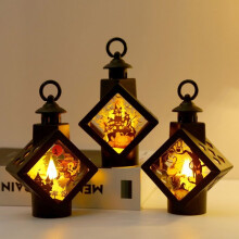 Halloween Wind Lamp - 3 Pieces - Pumpkin Decor - LED - Retro - Mini