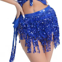 Halloween Decorations Blue Pom-Pom Skirt One Size Halloween Belly Dance Costume Butterfly Wings Costume