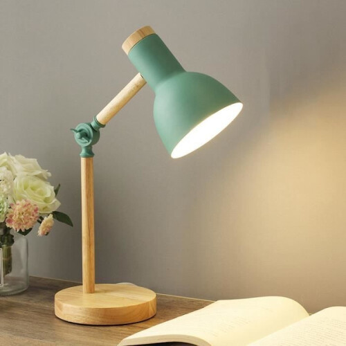 Modern and exquisite bedside lamp, LED table lamp - tricolor setting, precise 360 adjustment, foldable decorative table lamp