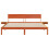 VidaXL vidaXL Bed Frame with Headboard Wax Brown 180 x 200 cm Solid Pine Wood 3