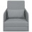 VidaXL vidaXL Folding Sofa Bed Light Grey 65 x 80 x 83 cm Fabric 4