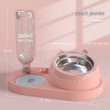 (Small 4-in-1 without bowl [gray], Neutral) Automatic Double Bowl Pet Fountain for Cats Dogs Food Grade Material Silent Pump Large Capacity 4L