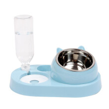 (Small 4-in-1 without bowl [purple], Neutral) Automatic Double Bowl Pet Fountain for Cats Dogs Food Grade Material Silent Pump Large Capacity 4L