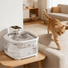 (Black wireless, With AU Plug) 3.2L Rechargeable Wireless Automatic Pet Water Fountain for Cats and Dogs
