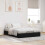 VidaXL vidaXL Ottoman Bed Frame Black Queen Size Fabric 2