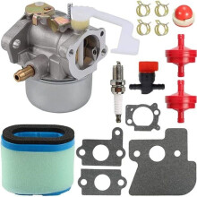 Carburetor for Briggs & Stratton engines 698055 690152 694203 121602 121607 121612, with 697029 690610 filter gaskets