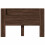 VidaXL vidaXL Storage Headboard with LED Brown Oak Engineered Wood 3