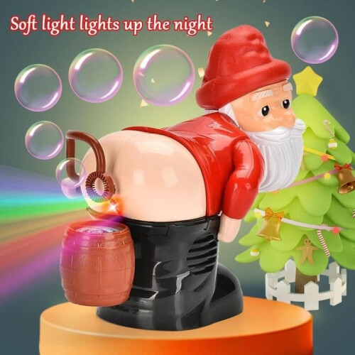 Bubble Machine - Santa Claus - Durable - 500 Bubbles/Minute - Portable and Lightweight 2