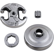 Replacement kit for Husqvarna 340 345 346XP 350 351 353 445 450 E chainsaw clutch and needle bearing.