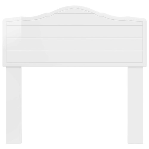 VidaXL vidaXL Headboard Gloss White Engineered wood 2