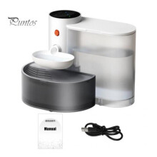 (Matches the image, A) 3000ml Smart Pet Water Fountain Automatic Cat Water Dispenser Quiet Flowing Water Feeder for Indoor Cats Dogs